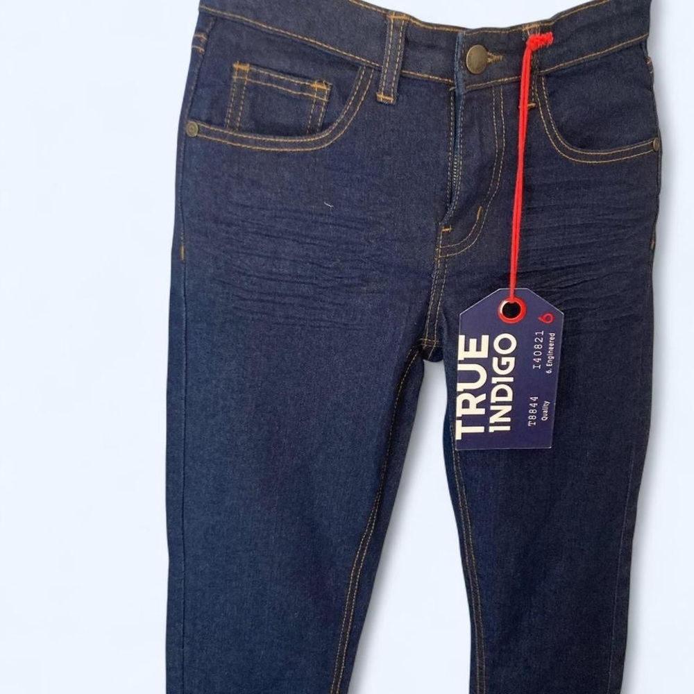 True Indigo navy blue jeans NWT 12